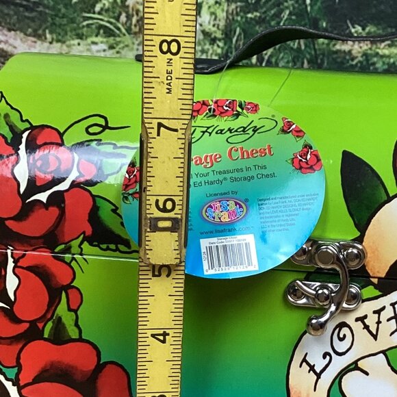 Ed Hardy x Lisa Frank Storage Chest Cardboard "lunchbox" NEW - Picture 16 of 16